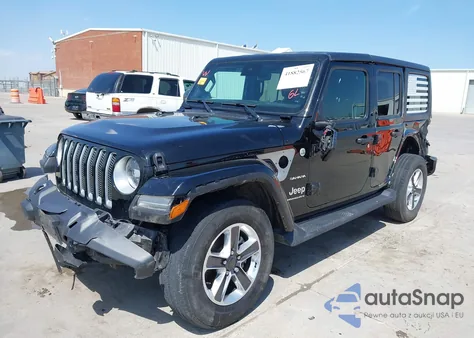 2023 Jeep Wrangler Sahara из США, поврежденный, VIN 1C4HJXEN5PW508257